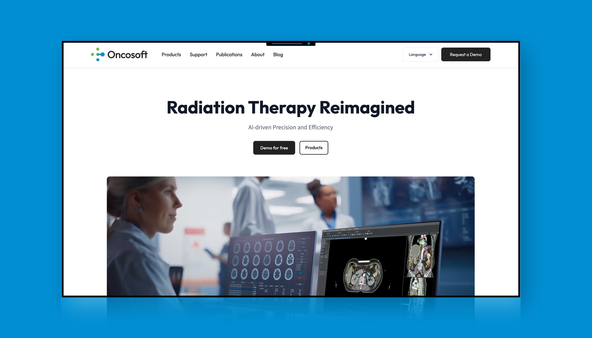 Oncosoft Website Design